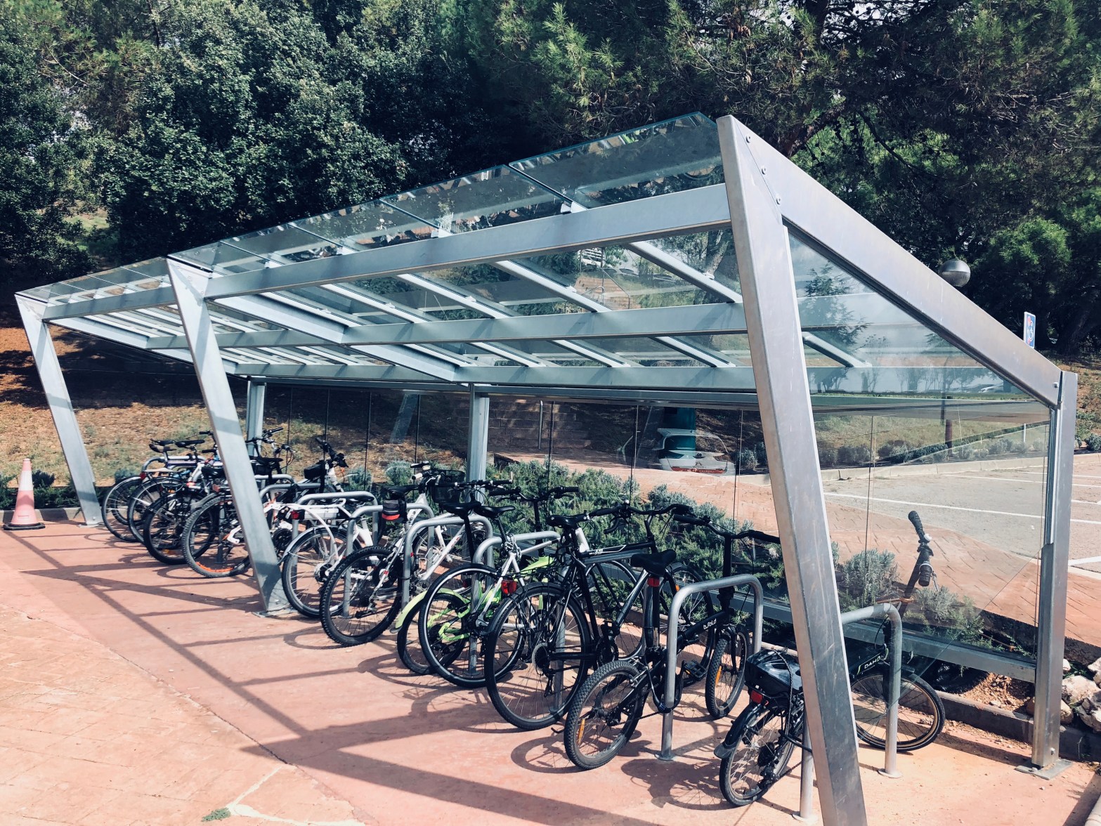 Marquesina estación Bicicletas