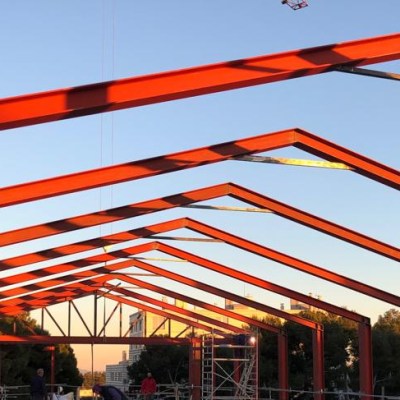 Estructura metálica iglesia